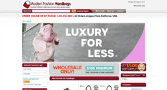 Desktop Screenshot of modernfashionhandbags.com